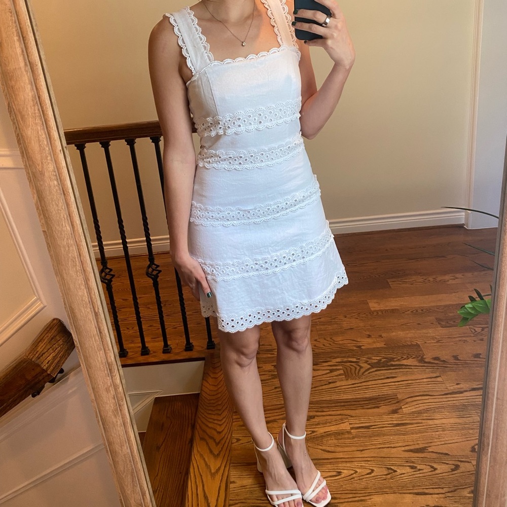 scalloped detail sundress